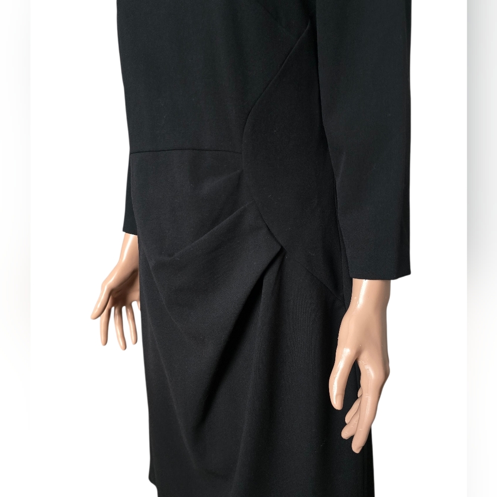 Calvin Klein 3/4 Sleeve Ruched Front Dress - Picture 5 of 8